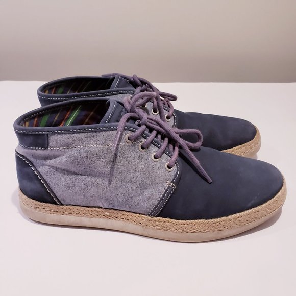 UGG Men's Suede & Canvas Summer Mid-Top - Blue - Picture 4 of 11